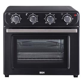 Horno Eléctrico. Bgh 30 Lts Spiedo Airfryer Negro (BHE30FN24T)