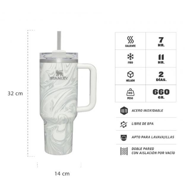 Vaso Stanley  Quencher 2.0 1.1 Ml Polar Swirl (1011913042)