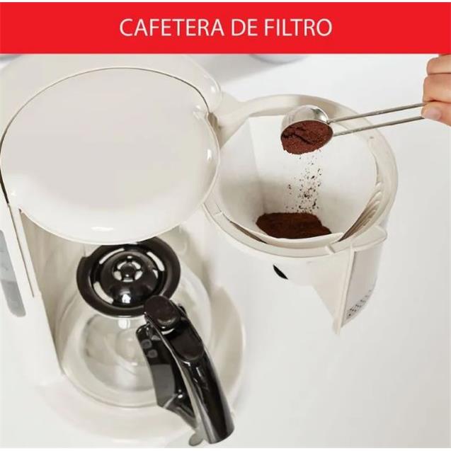 Cafetera Moulinex Soleil 1.25 Lts 12 Tazas (FG381A10)