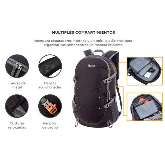 Mochila Gadnic South Port Plegable 40ltrs (MOCH217N)