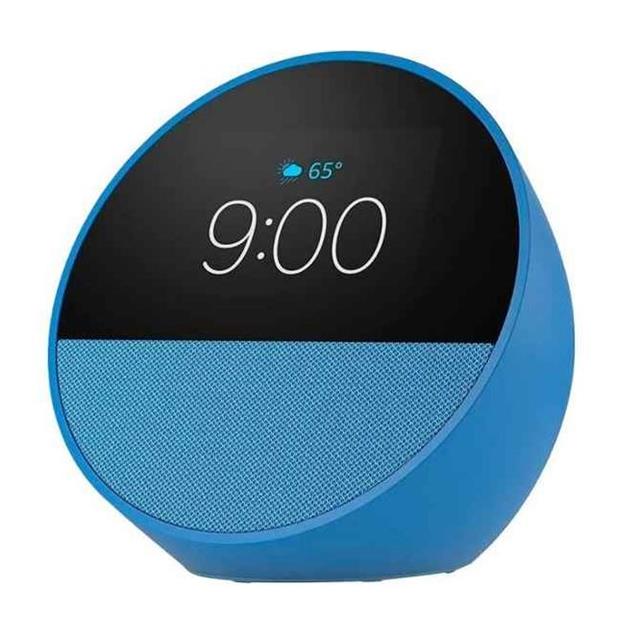 Parlante Amazon Echo Spot Smart/Reloj Azul S/Carg.