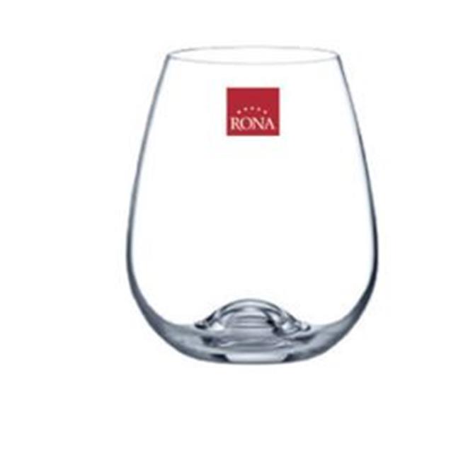 Set Vasos Rona Degustación Sin Pie 460 Ml X4 Unidades (4221460)