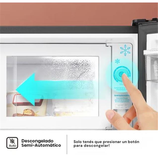 Heladera Hisense C/Dispenser Negra 177 Lts (RL230WB4AU)