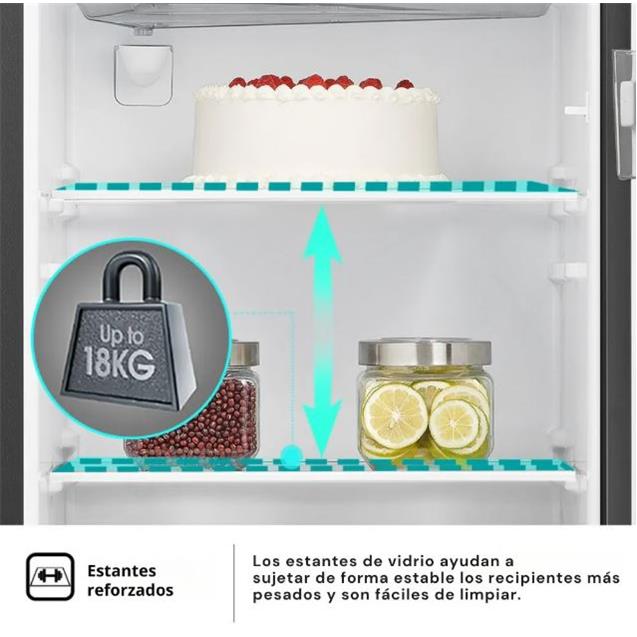 Heladera Hisense C/Dispenser Negra 177 Lts (RL230WB4AU)