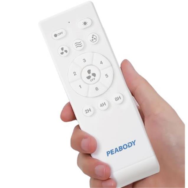 Vent. Peabody Techo Luz Led Rebat. (PE-VTRD410B)
