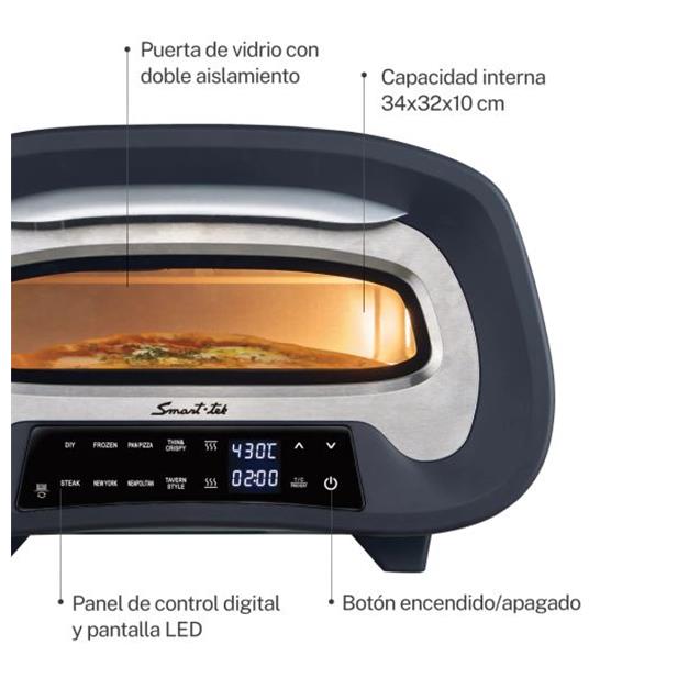 Horno Smart-Tek E.Max1 Pizzero Eléctrico