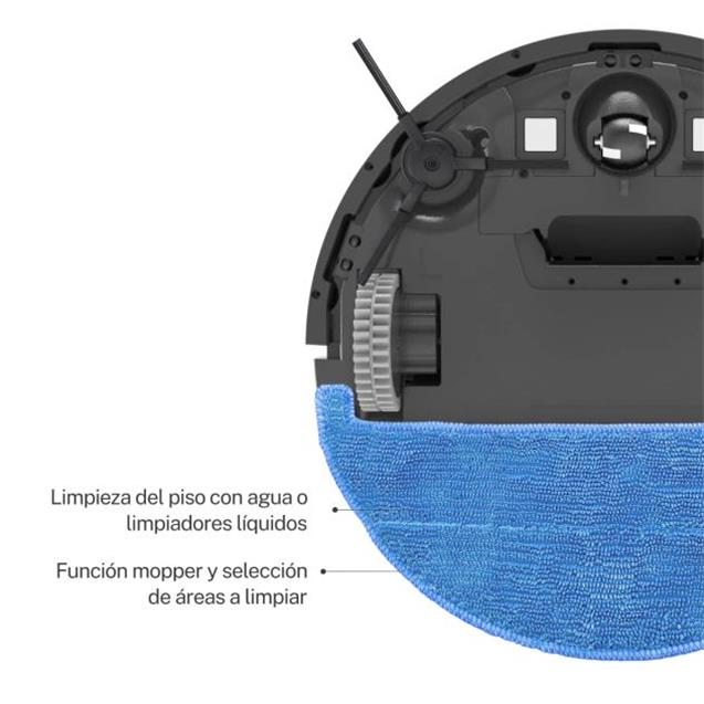 Aspiradora Smart-Tek Ava Mini Ii C/Mopa Wi-Fi (424000028)