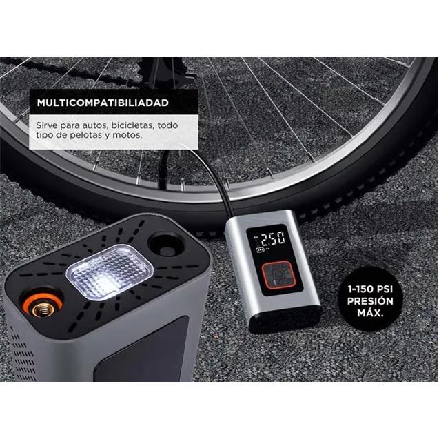 INFLADOR GADNIC AV000042 INALAMBRICO MINI RECARGABLE