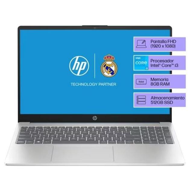 Notebook Hp  I3-N305/ 8gb 512 Gb/ 15.6"/ Hd W11h (15FD0056LA)