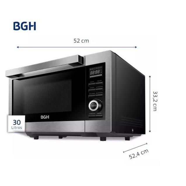Microondas C/Airfryer Bgh 30lt (B330DFN24)