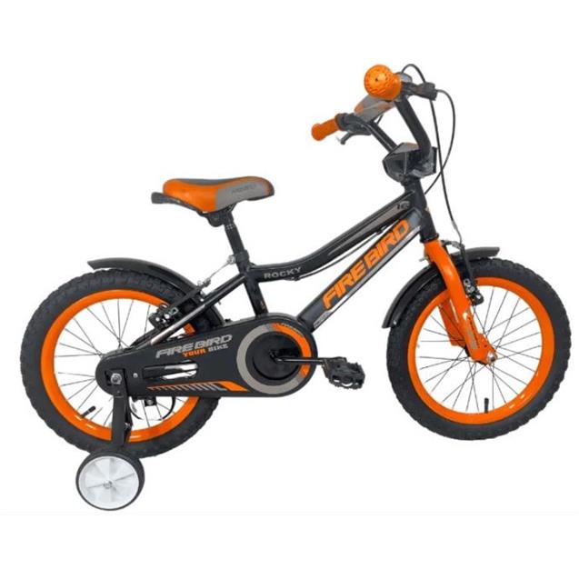 Bici Firebird Acero R16 Rocky Negro/Naranja (BINFB16V) **