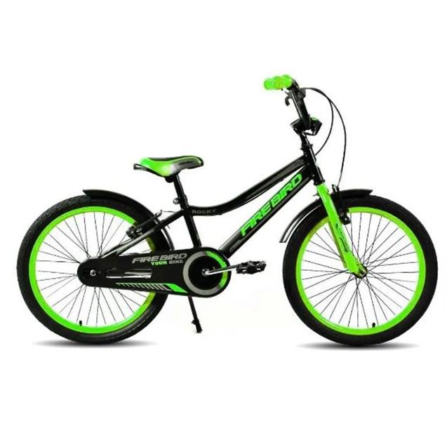 Bici Firebird Acero R20 Rocky Negro/Verde (BINFB20V) **