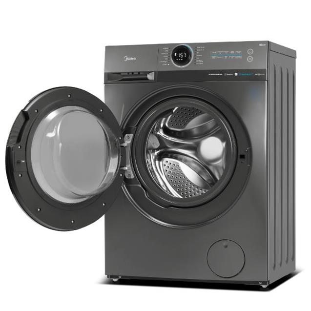Lavarropas Midea 8kg 1400 Rpm Inverter Titanium (MF200W80)