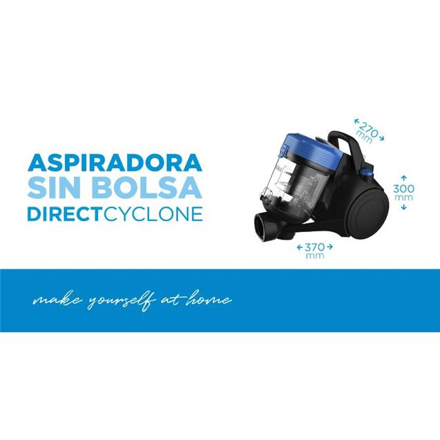 Aspiradora Midea 1400 W S/Bolsa Cicl. Blue (S214TAR4)