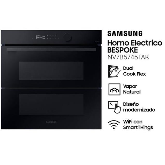Horno Samsung Dual Cook Flex Wifi 76 Lts Wifi (NV7B5745TAK)