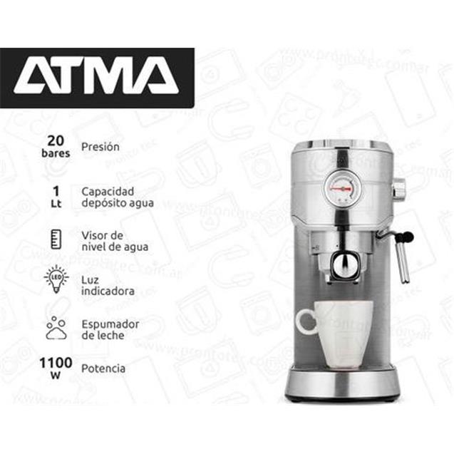 Cafetera Atma Express/Capsula Inox (CEAT5418)