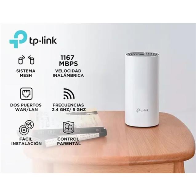 Extensor De Wifi Access Point Tp-Link Deco E4 Ac1200 Mesh Pack X2