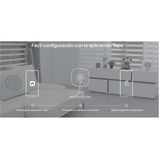 Cámara Seguridad. Tapo C100 Ip Day/Night Sd Wifi