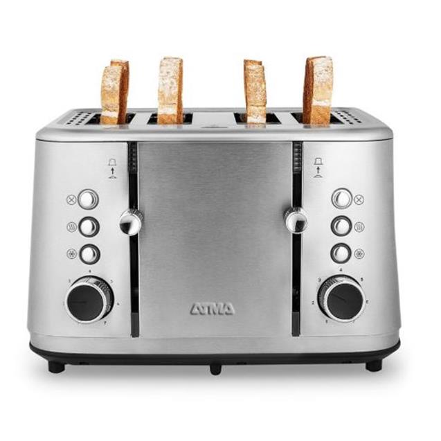 Tostadora Atma 1850w 4 Rebanadas Inox (TO9000IP)