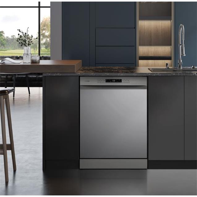 Lavavajilla Hisense 13 Cubiertos, Gris (HS622E90S)