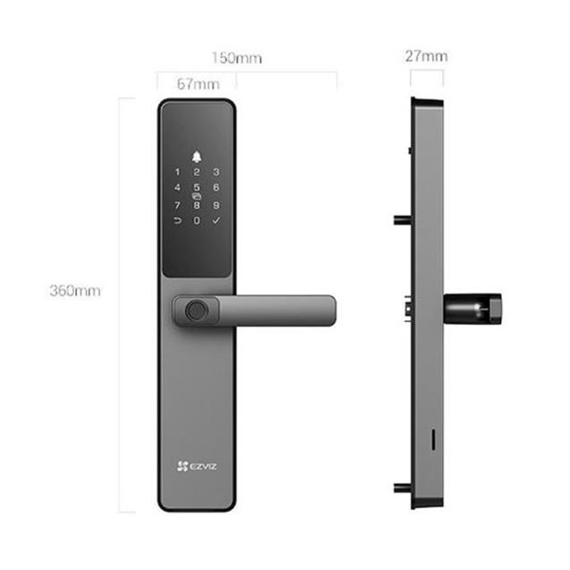 Cerradura Inteligente Ezviz Dl05 Huella Ip65 Type-C
