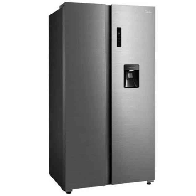 Heladera Midea No Frost Inverter 510 Lts Sbs C/Dispenser Gris (MDRS710)