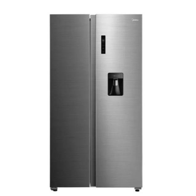 Heladera Midea No Frost Inverter 510 Lts Sbs C/Dispenser Gris (MDRS710)