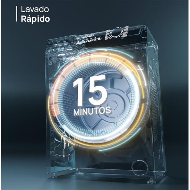 Lavasecarropas Drean 12/8kg Inverter Gris (LSCDR1208SGO)