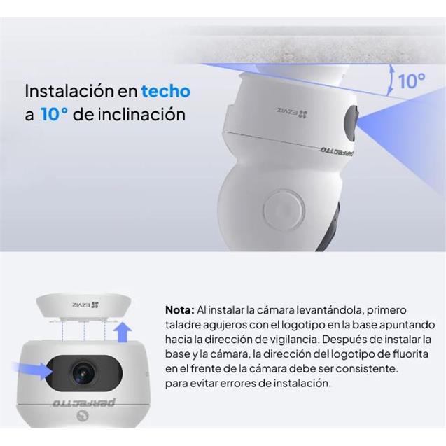 Cámara Ezviz H7C 2k Interior Doble Lente Wifi