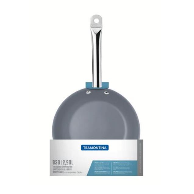 Sartén Tramontina Antiadherente 30CM. Acero Inox Cerámico (62633-306)
