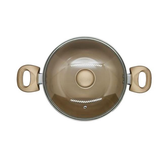 Cacerola Larhaus Volt 24cm Cerámico Champagne (LH1017)