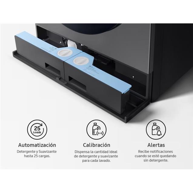 Lavasecarropas Samsung Bespoke Ia 22kg Inverter (WD22DB8995BZBG)