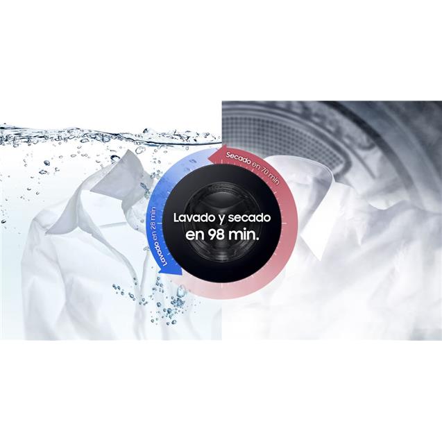 Lavasecarropas Samsung Bespoke Ia 22kg Inverter (WD22DB8995BZBG)