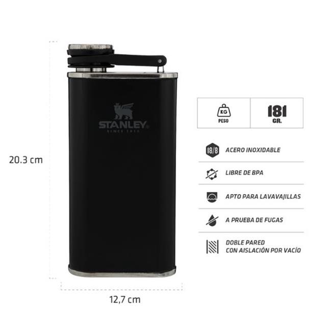 Petaca Stanley 236ml Negra (00837-137)