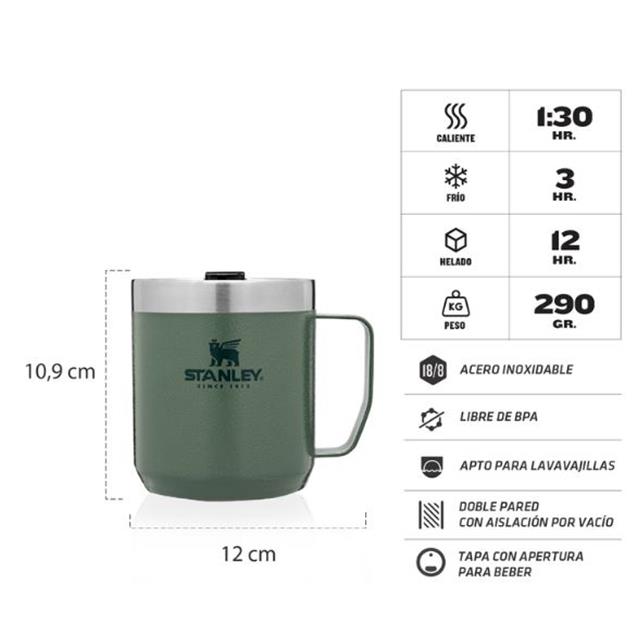 Taza Stanley Camp Mug 354 Ml E/Limit Verde (09366111)