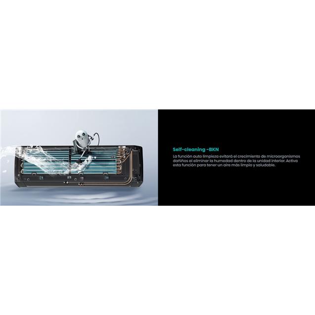 Split Hisense 4300 F/C Inverter Black (AS18UR4X)