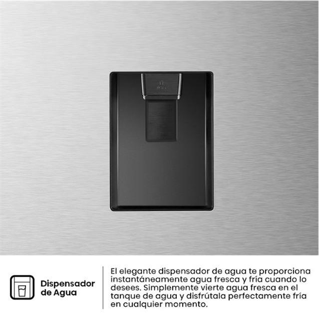 Heladera Hisense No Frost 250 Lts Disp. Inverter Inox (RT3N250NMC)