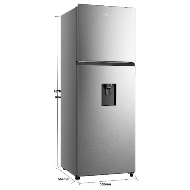 Heladera Hisense No Frost 250 Lts Disp. Inverter Inox (RT3N250NMC)