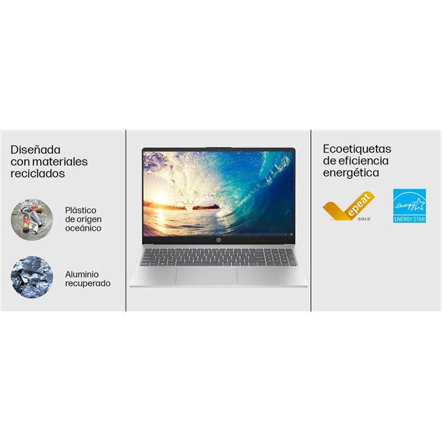 Notebook Hp  I7-1355u/ 16gb 512gb/ 15.6" Fhd/ W11h/ Plateado (15FD0038LA)