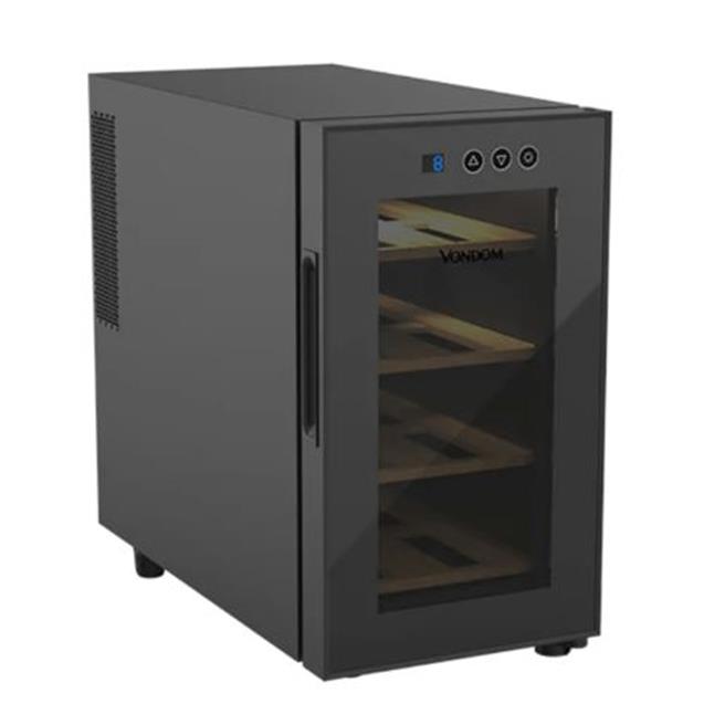 Vinoteca Vondom T-8- 8 Botellas Negro Estante Madera