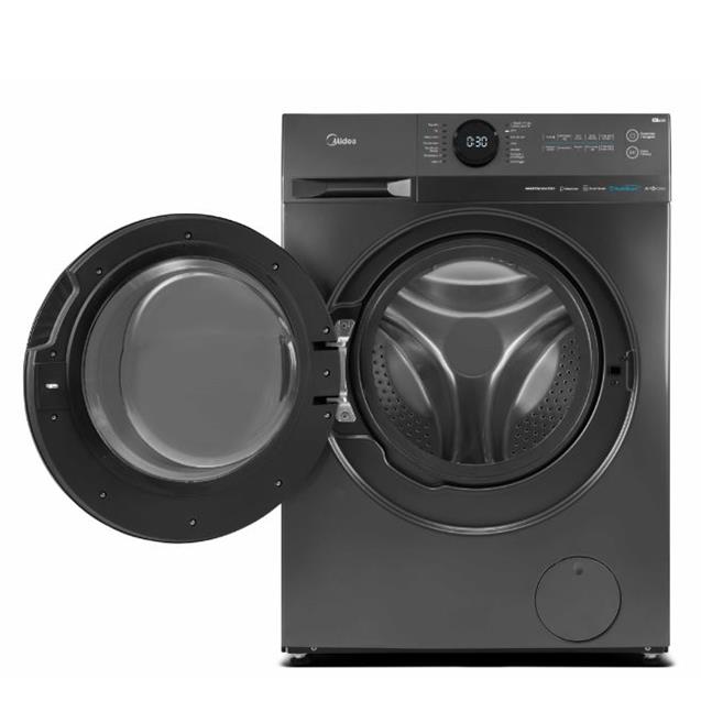 Lavasecarropas Midea 8/6kg Inverter Wi-Fi Gris (MF200D80WB)