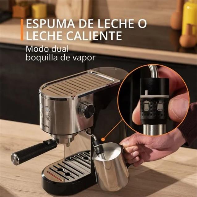 Cafetera Krups Virtuoso 1.1lts Inox (XP444C10)