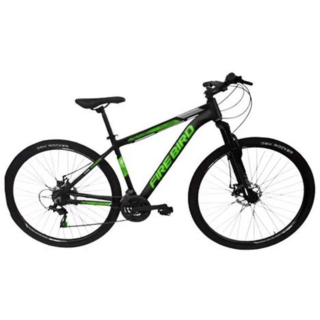 BICI FIREBIRD 2921ECO4 MTB R29 T22" ALUM 21V NEGRO/VERDE