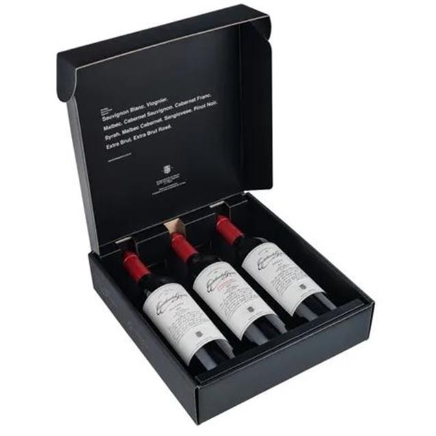 Estuche Vino Escorihuela Gascón X 3 Botellas - Malb- Cab. Sau- Syrah