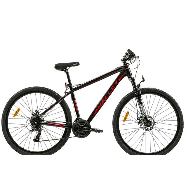 BICI HALLEY BINHAL2921EC MTB R29 21V LTWOO ALUM NEGRO/ROJO