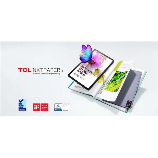 TABLET TCL NXTPAPER 128GB 4+4GB 11" 2K FLIPCASE+ KB- DARK GREY