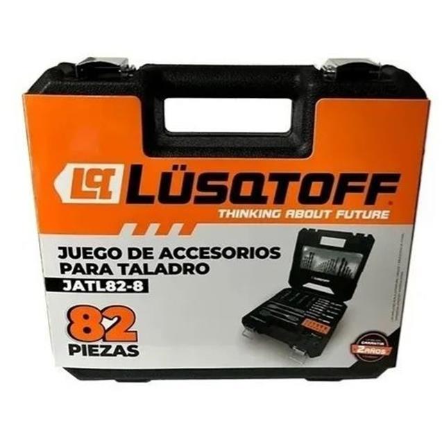 Juego Accesorios Lusqtoff P/ Taladro 82 Piezas (JATL82-8)