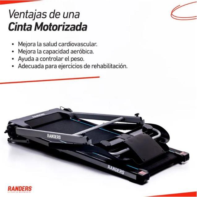 Cinta Motorizada Randers C/Incl 16 Kkm/H Hasta 120kg (ARG-4625X)