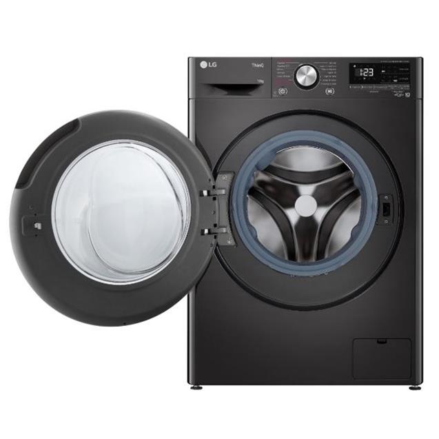 LAV. LG WM10BVC4S6 INVERTER IA 10KG 1400RPM BLACK STEEL