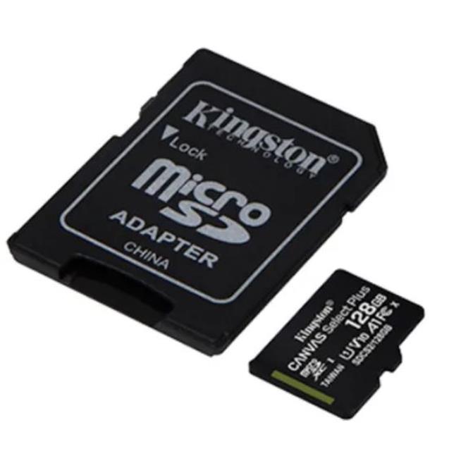 Banco Micro Sd Kingston Clase 10 Uhs-I 128gb (412128)